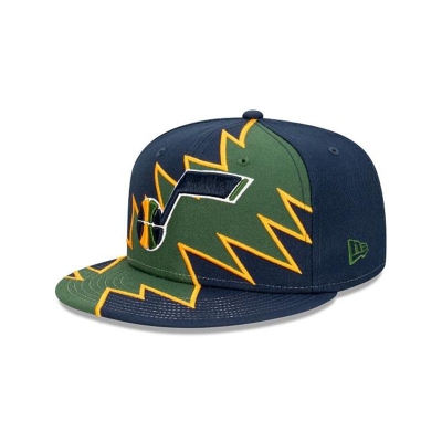 Utah Jazz Gorra | New Era NBA Flash 9fifty Snapback Cap Mexico - Azules
